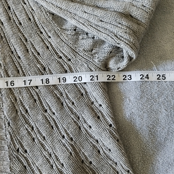 C by Bloomingdale's Women's Wool Cashmere Open Front Cardigan Sweater Size Large - Picture 10 of 12